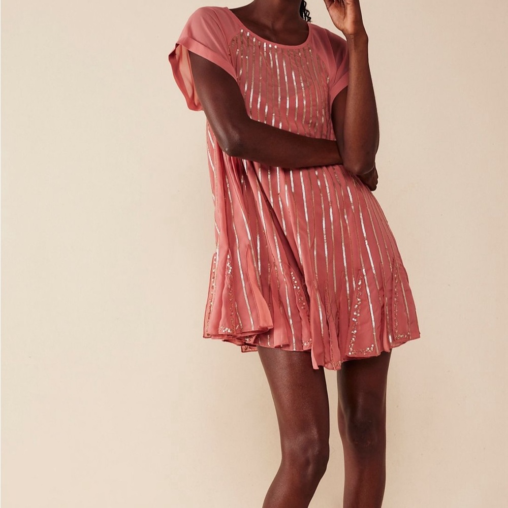 NWT Free People Mint Julip Dress in Coral